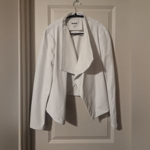 BB Dakota White faux leather jacket
